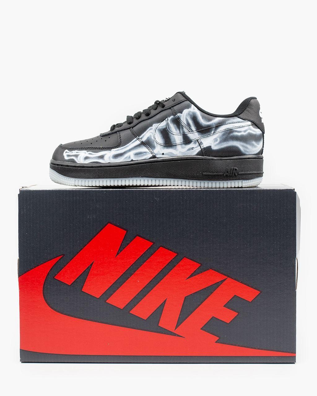 Nike Air Force 1 Skeleton QS Black