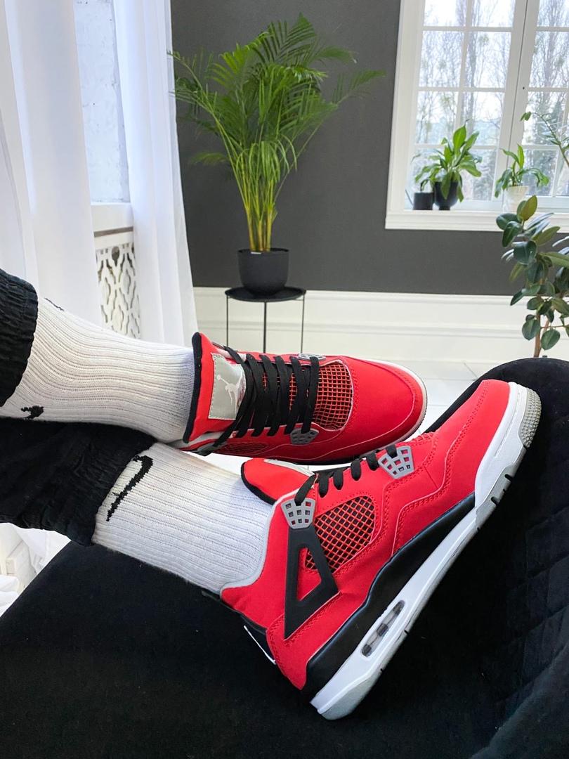 Nike Air Jordan Retro 4 Red Black White