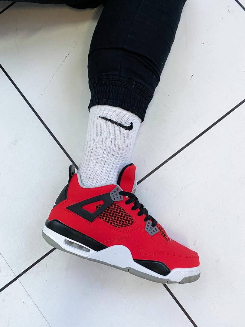 Nike Air Jordan Retro 4 Red Black White