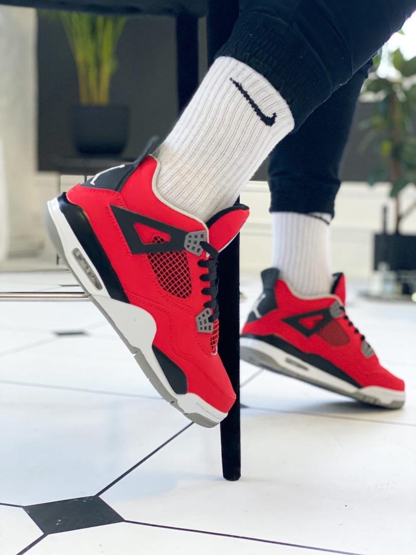 Nike Air Jordan Retro 4 Red Black White