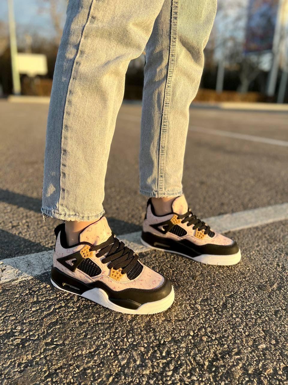 Nike Air Jordan Retro 4 Pink Black White