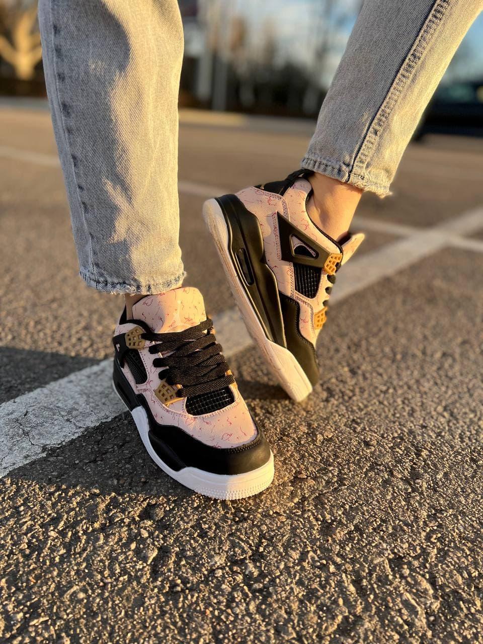 Nike Air Jordan Retro 4 Pink Black White