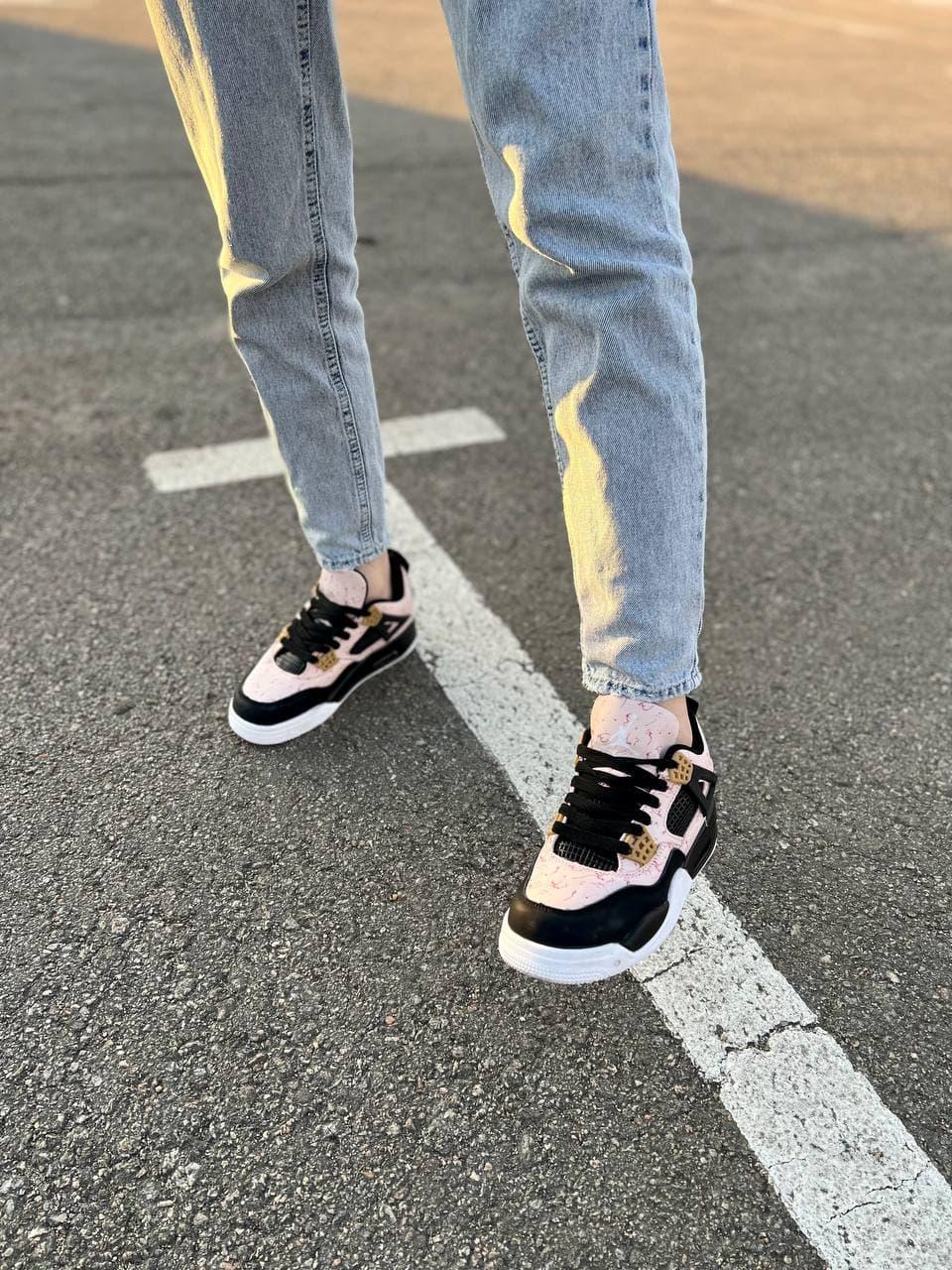 Nike Air Jordan Retro 4 Pink Black White