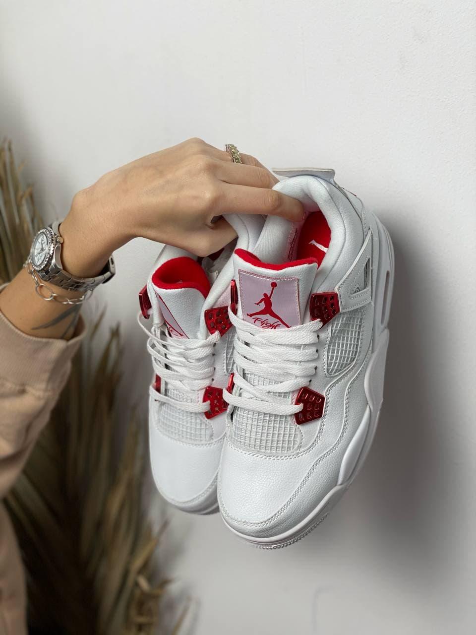 Nike Air Jordan Retro 4 White Red