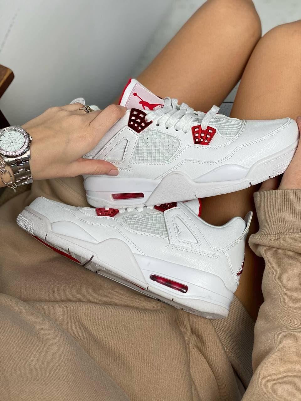 Nike Air Jordan Retro 4 White Red