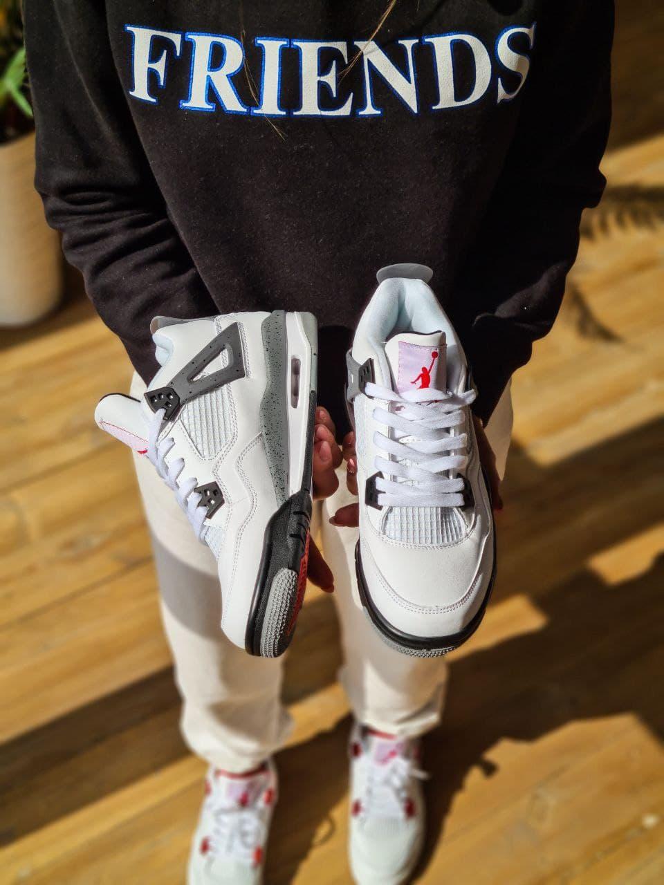 Nike Air Jordan Retro 4 White Cement