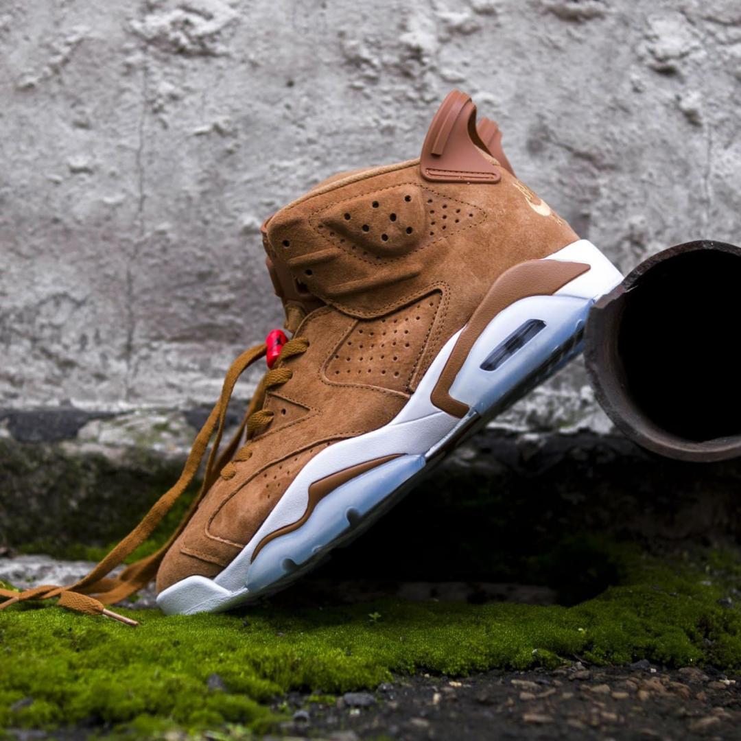 Nike Air Jordan Retro 6 Brown White
