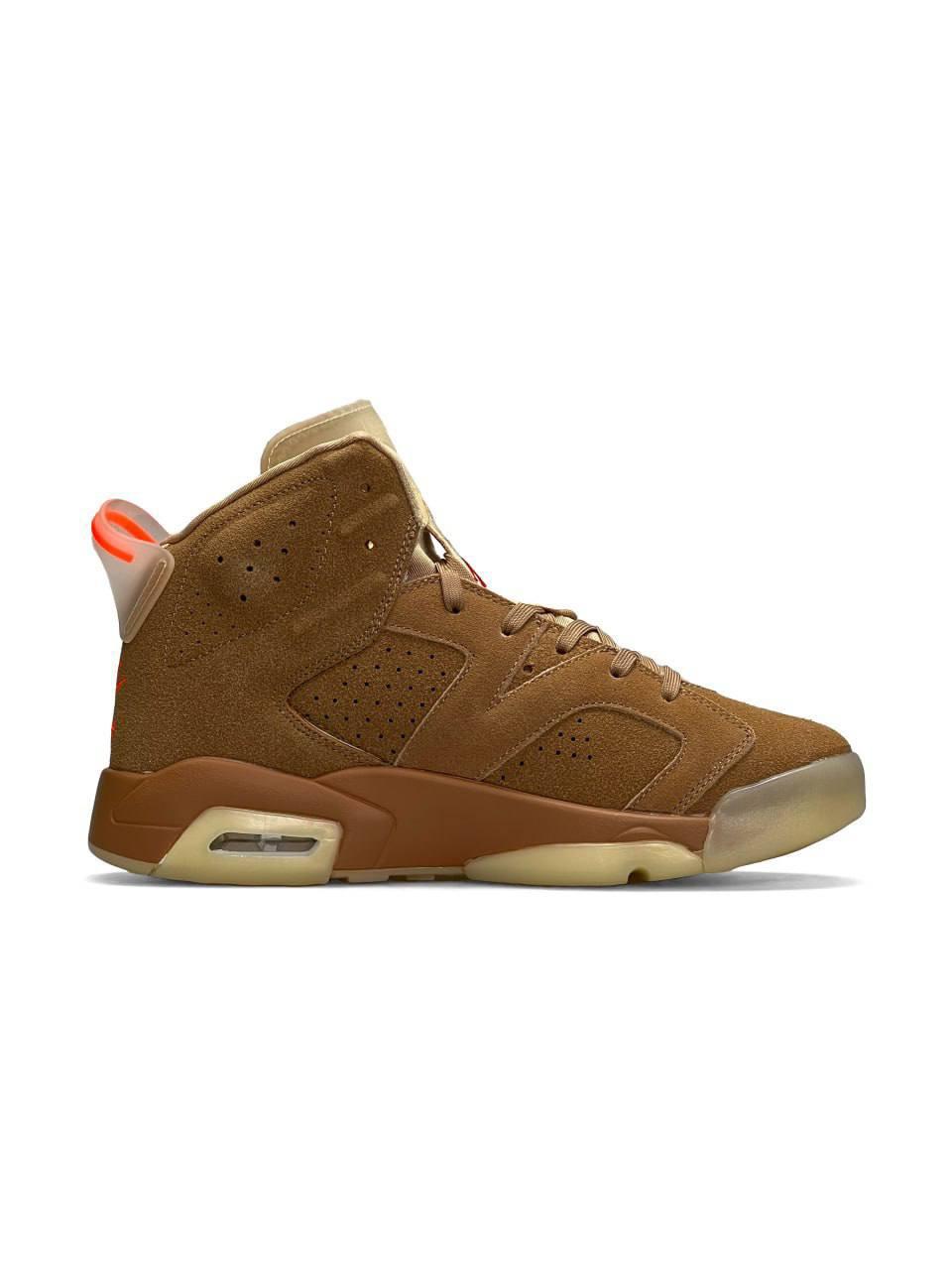 Nike Air Jordan Retro 6 Brown White