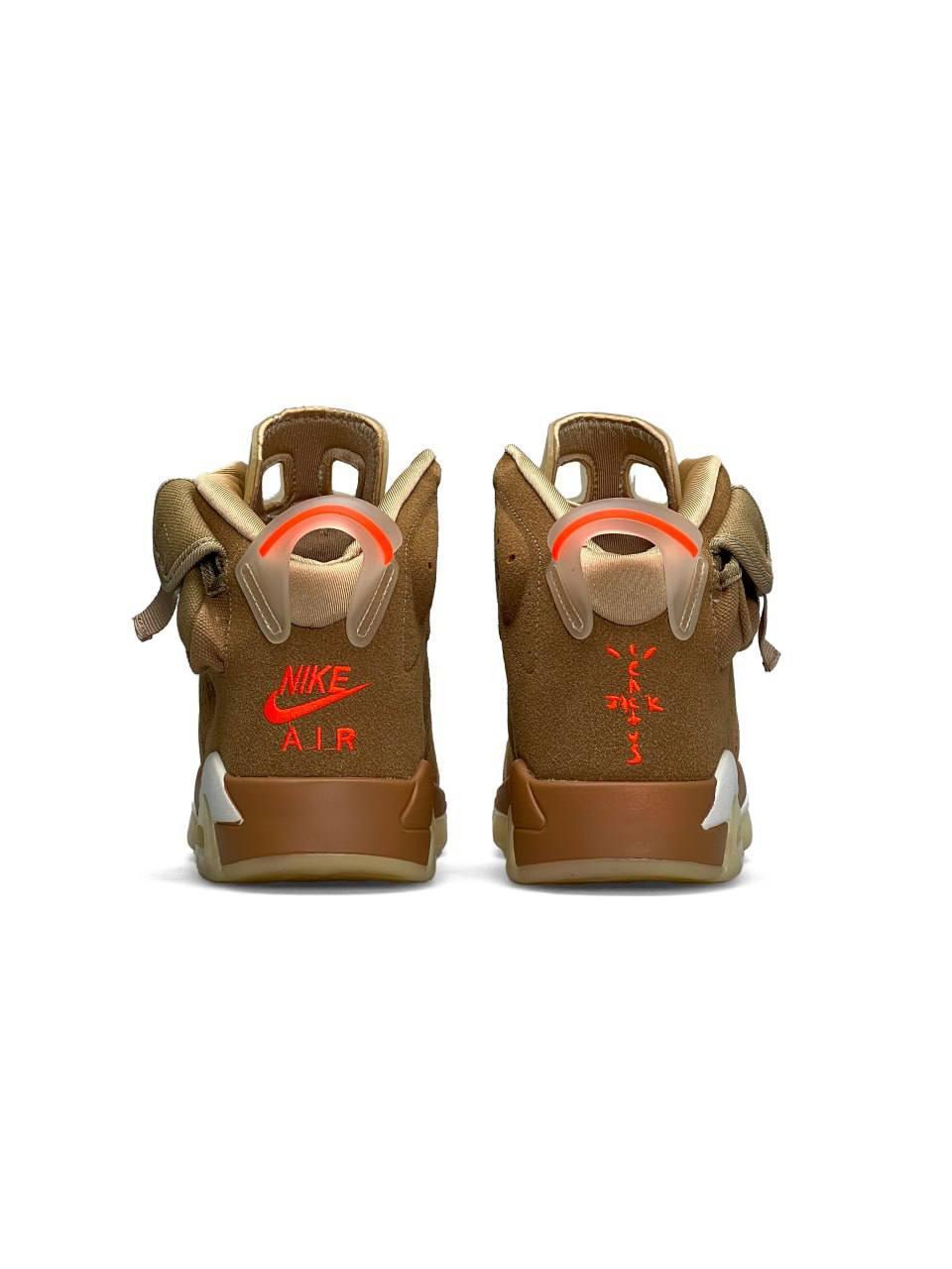 Nike Air Jordan Retro 6 Brown White