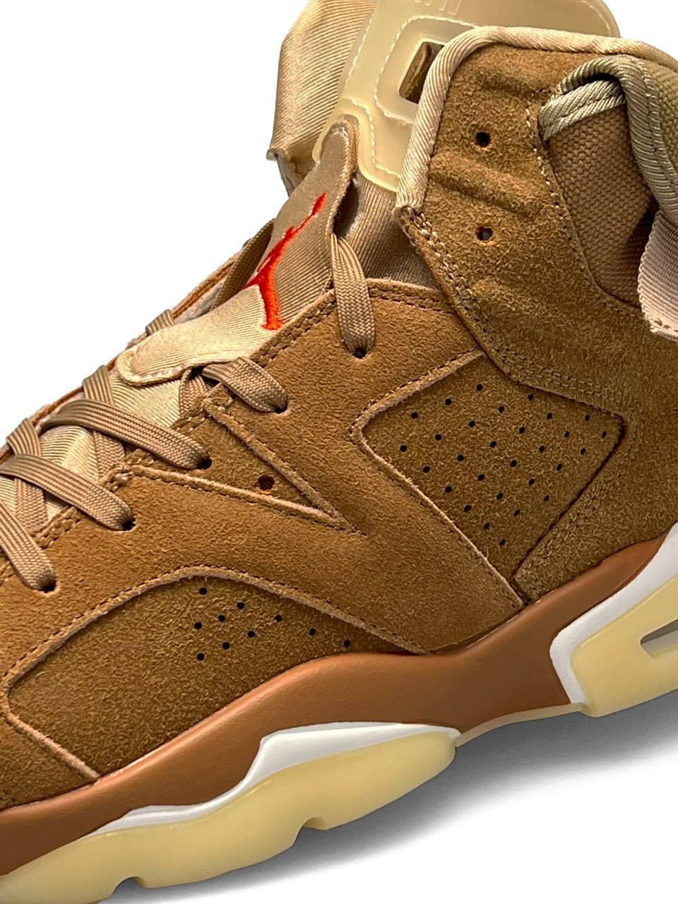 Nike Air Jordan Retro 6 Brown White