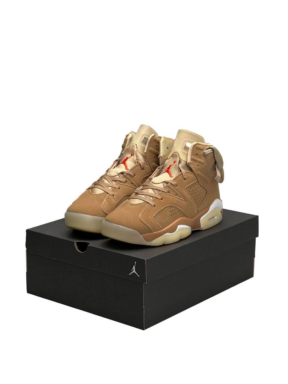 Nike Air Jordan Retro 6 Brown White
