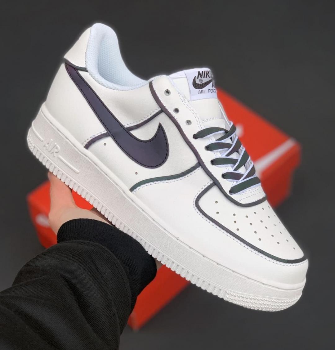 Nike Air Force 1 White Black 3
