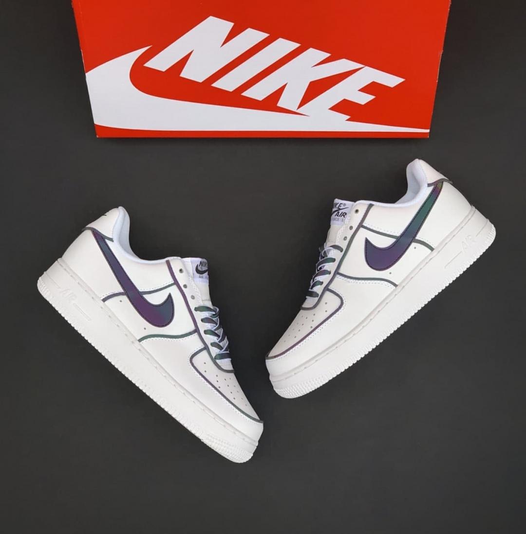 Nike Air Force 1 White Black 3