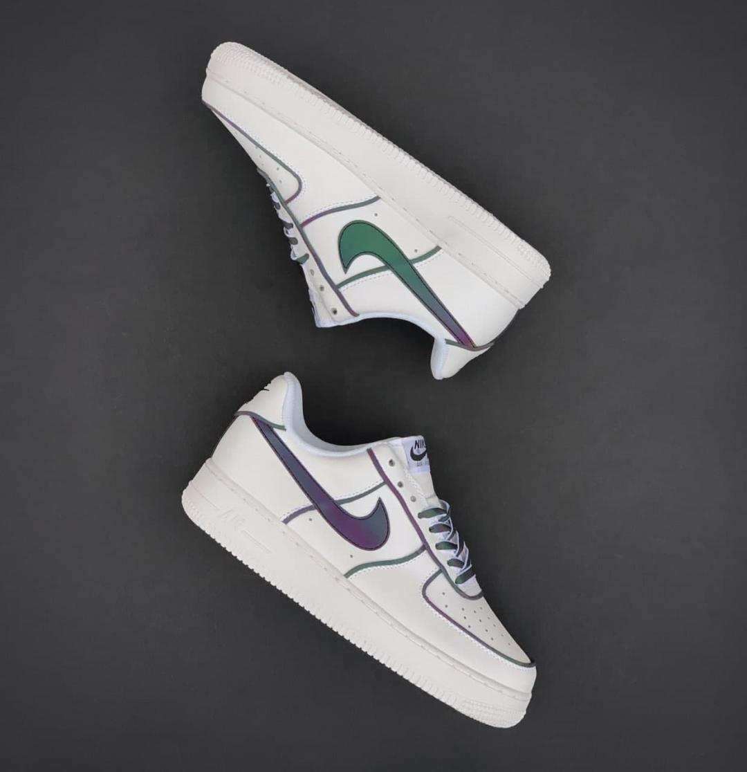 Nike Air Force 1 White Black 3