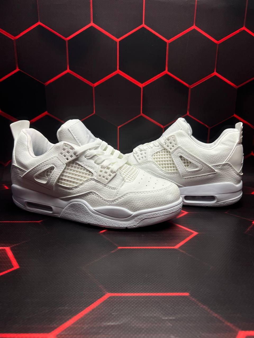 Nike Air Jordan Retro 4 Full White v2