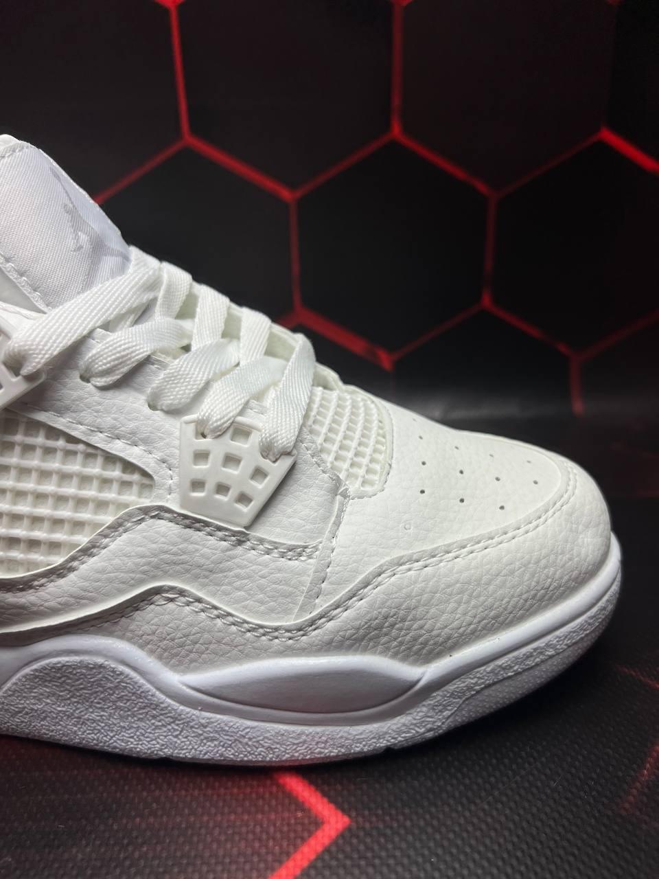 Nike Air Jordan Retro 4 Full White v2
