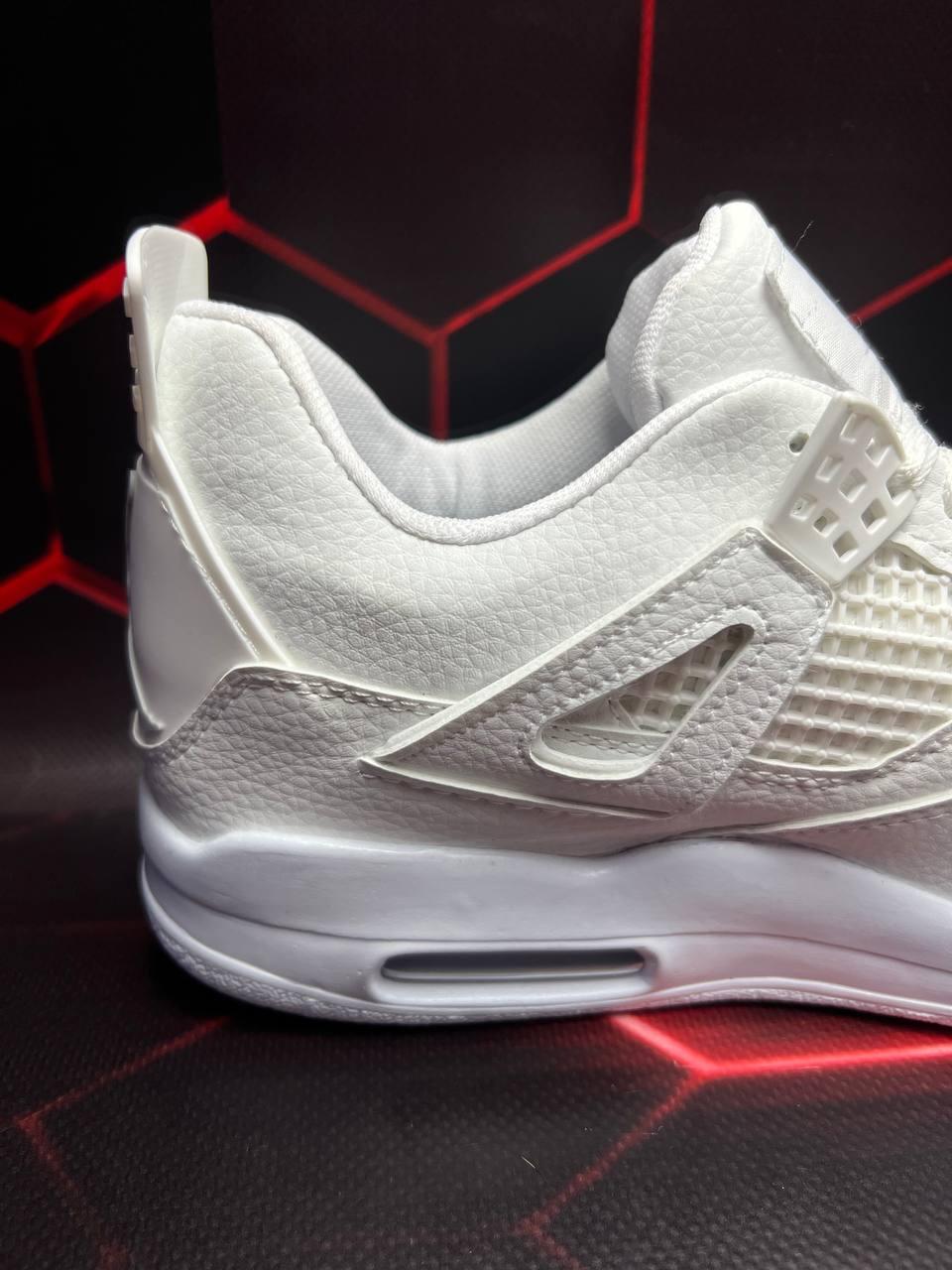 Nike Air Jordan Retro 4 Full White v2