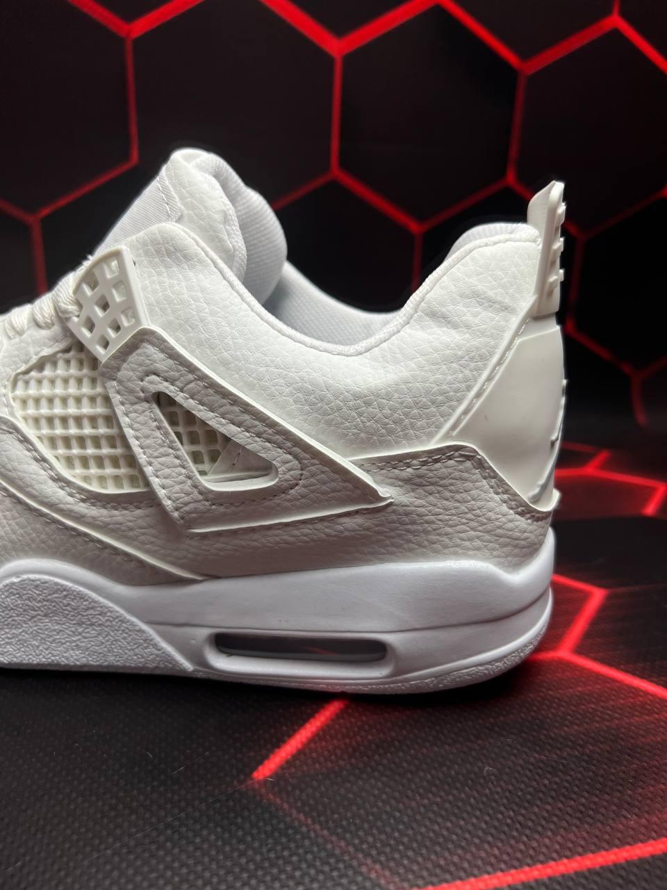 Nike Air Jordan Retro 4 Full White v2