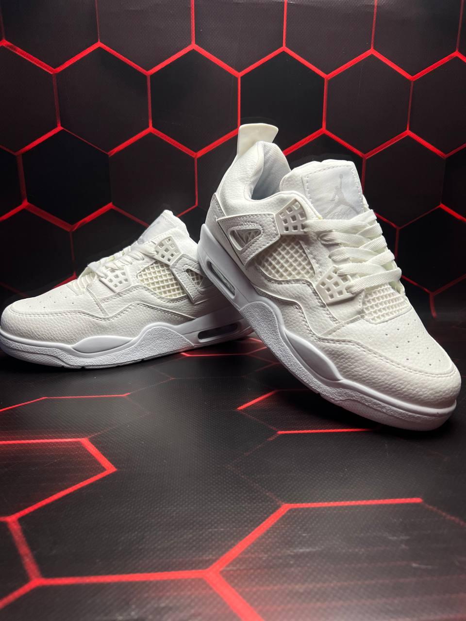 Nike Air Jordan Retro 4 Full White v2