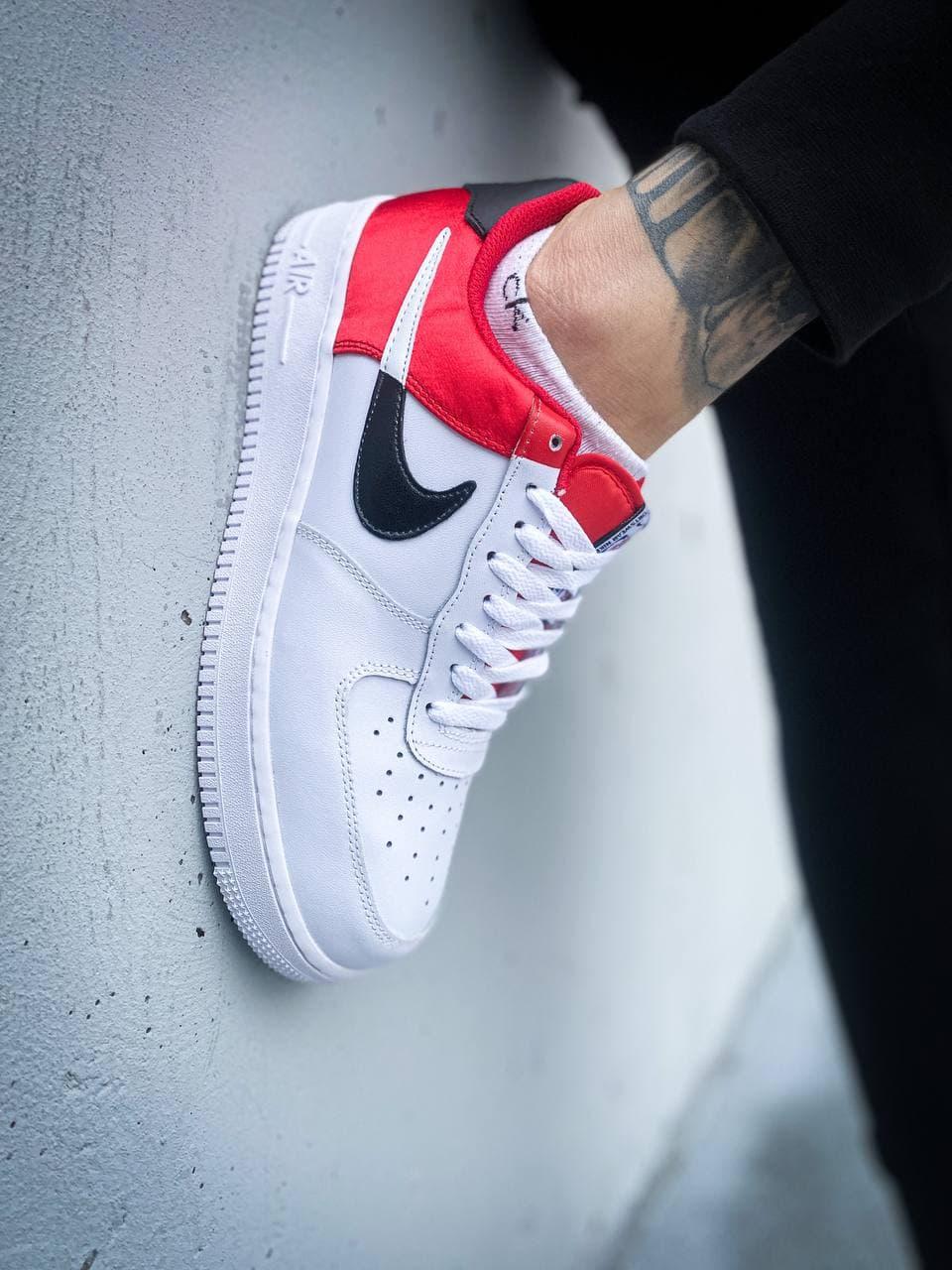 Nike Air Force 1 White Red Black