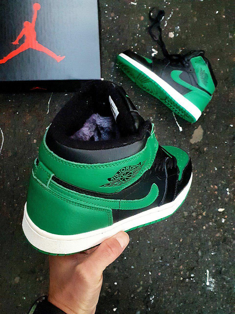 Nike Air Jordan 1 High Winter Black Green