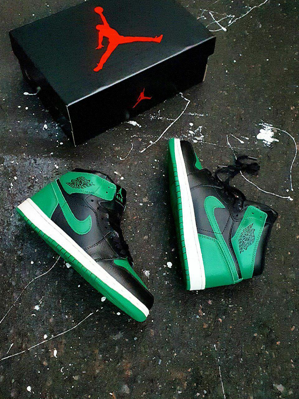 Nike Air Jordan 1 High Winter Black Green