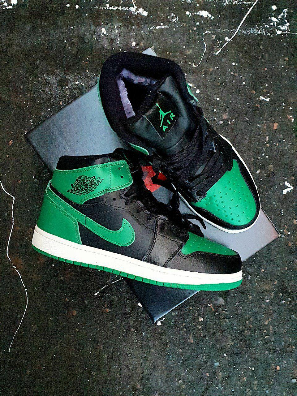Nike Air Jordan 1 High Winter Black Green
