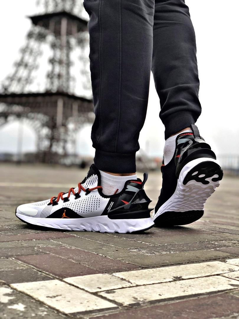 Nike Air Jordan React Havoc Black White Red 1