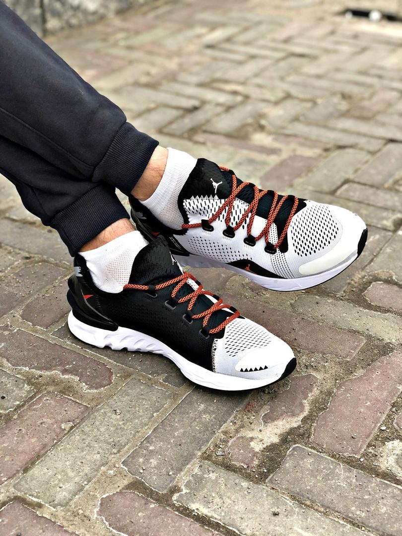Nike Air Jordan React Havoc Black White Red 1