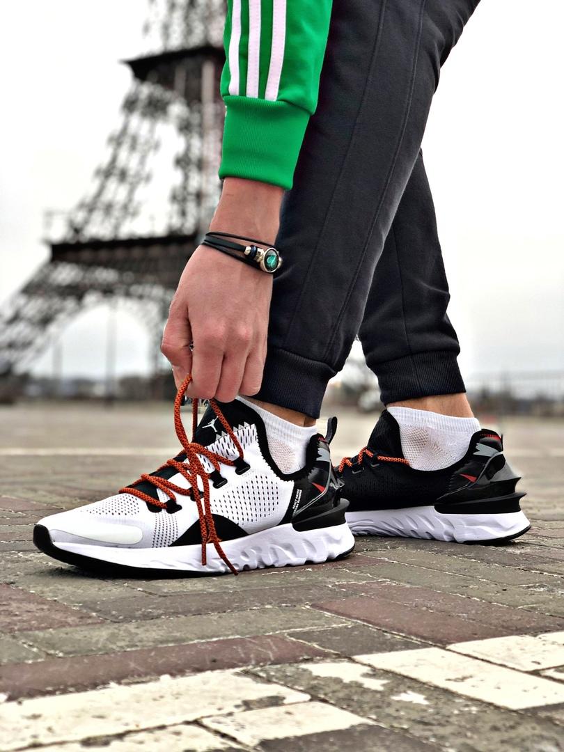 Nike Air Jordan React Havoc Black White Red 1