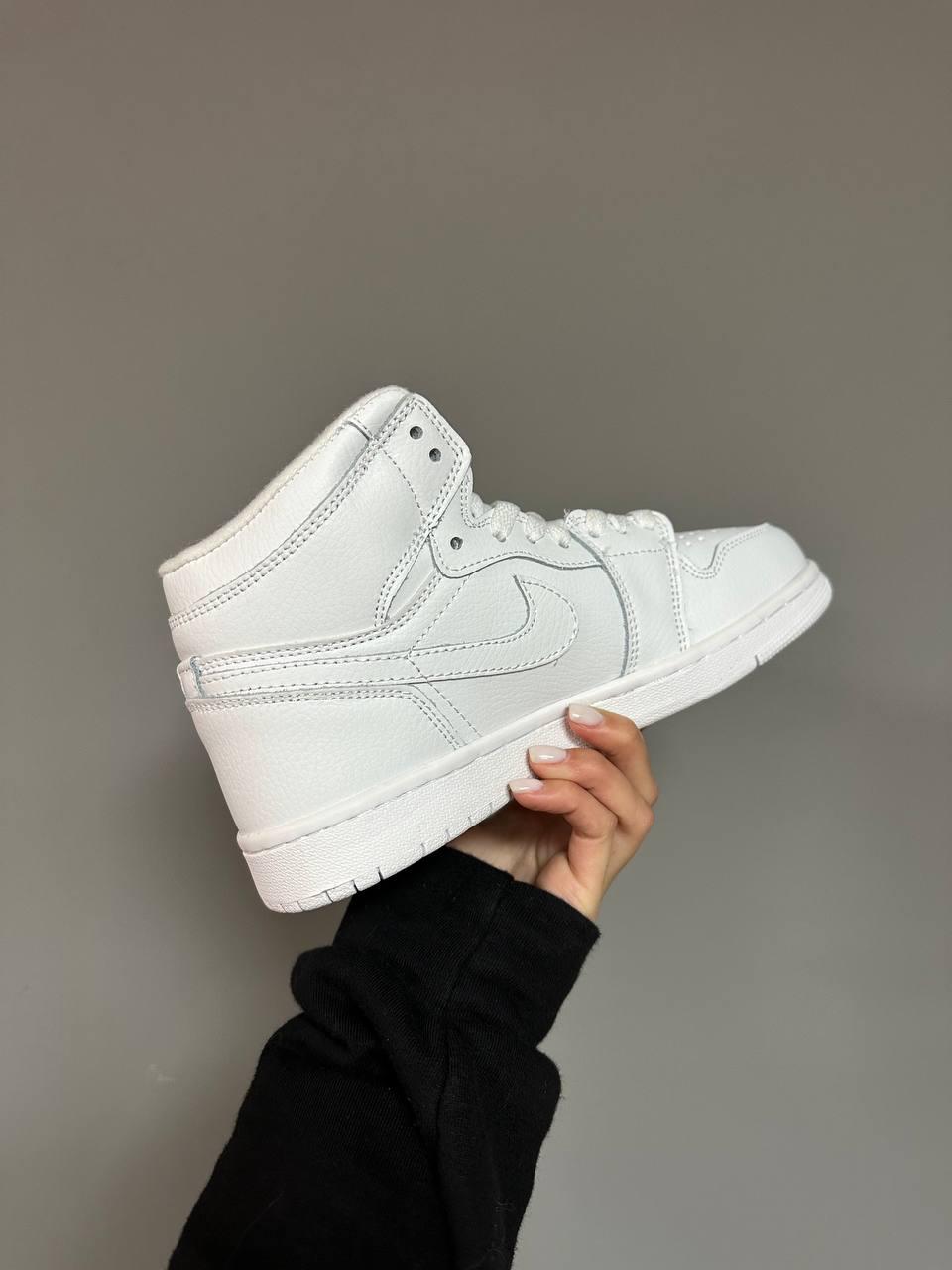 Nike Air Jordan 1 High White Fur