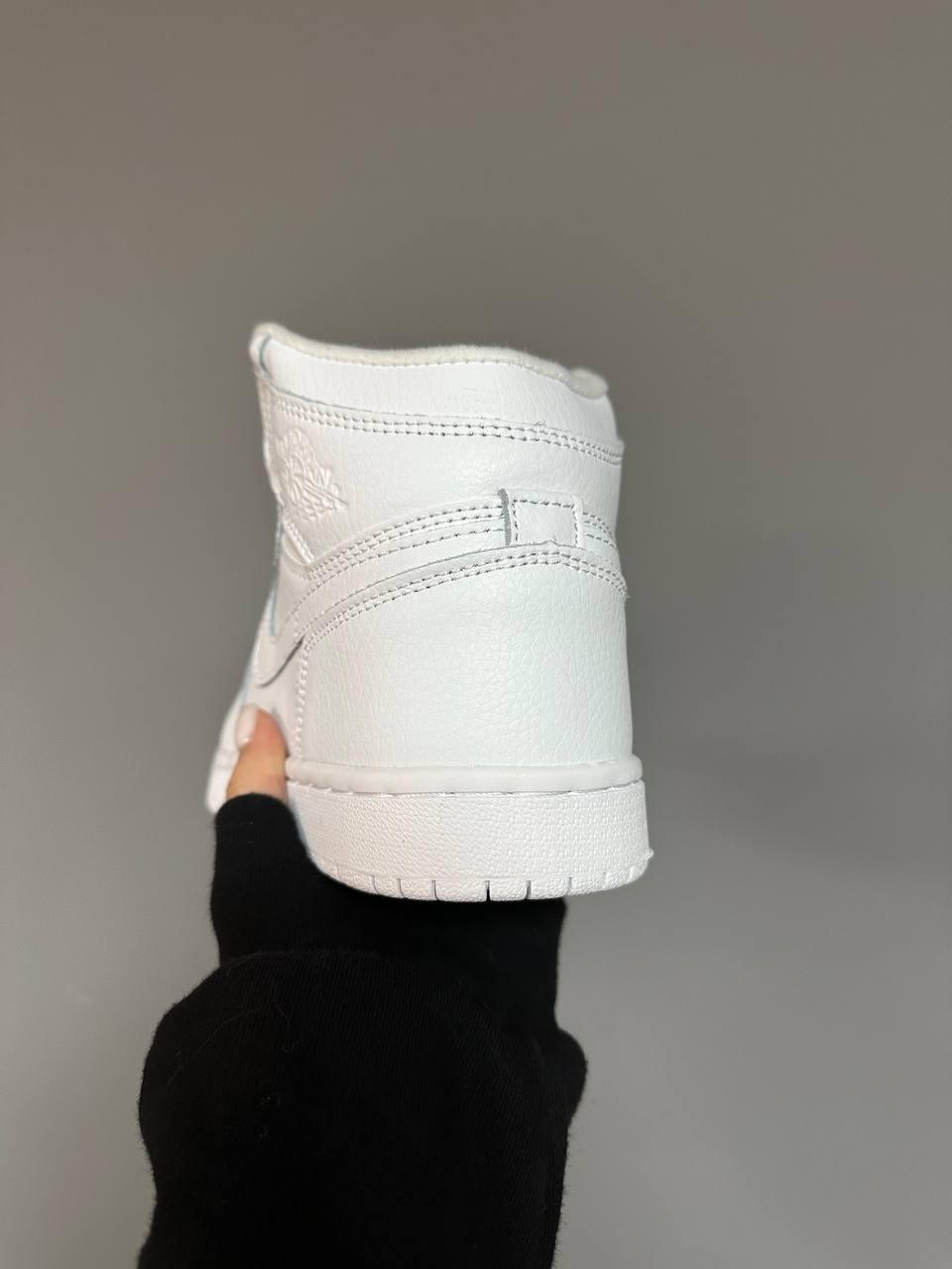 Nike Air Jordan 1 High White Fur