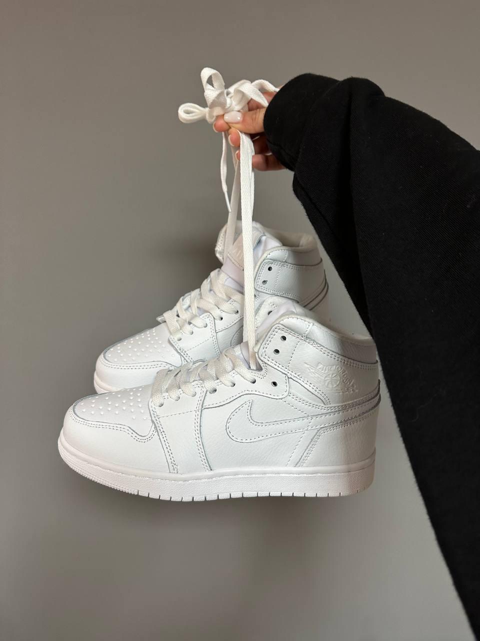 Nike Air Jordan 1 High White Fur