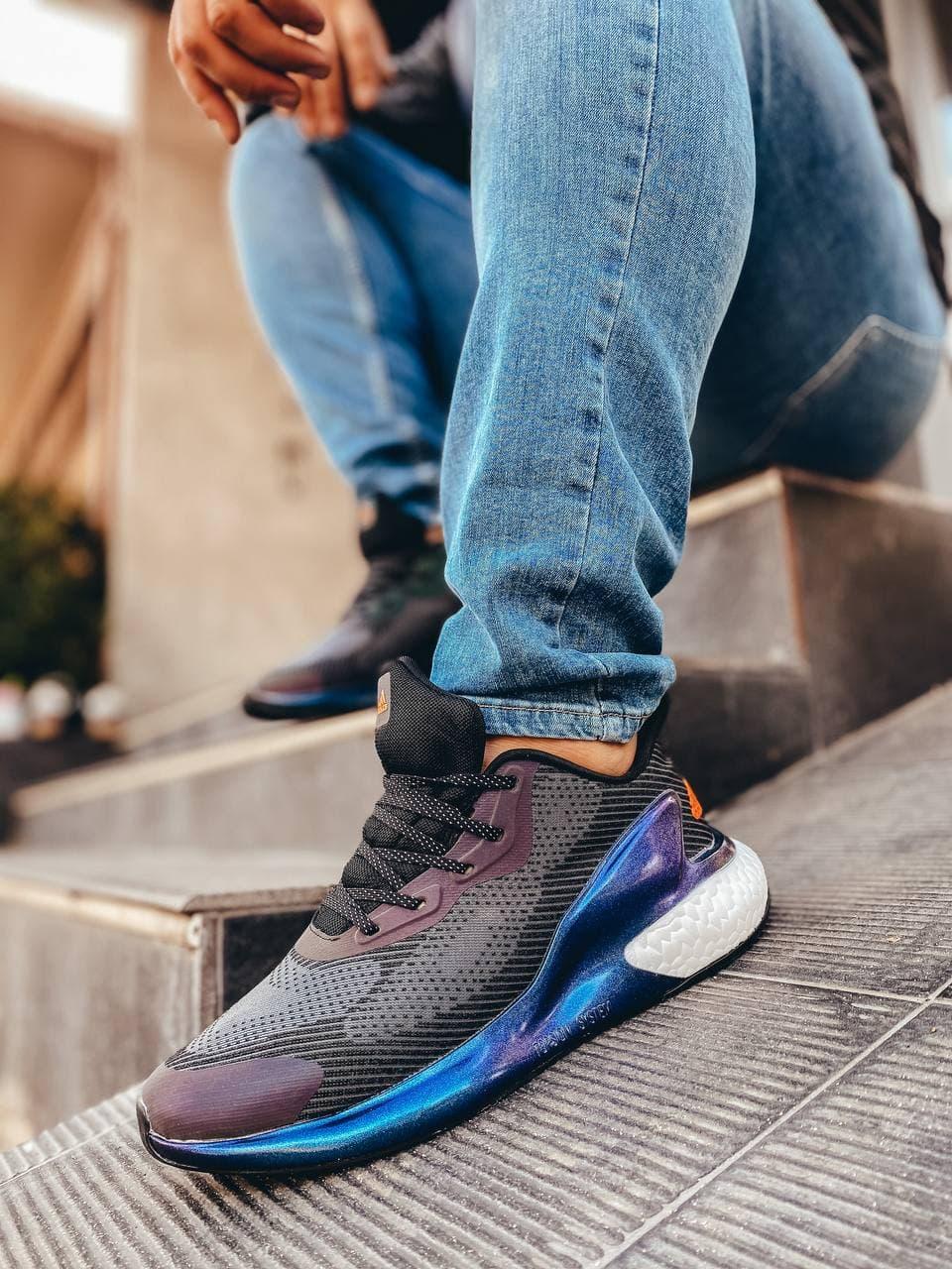 Adidas Alphabounce Black Blue White