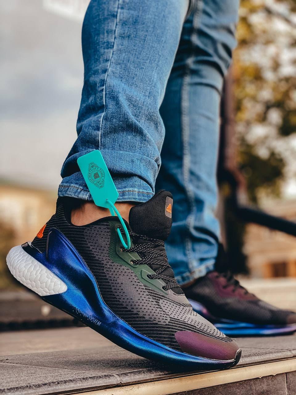 Adidas Alphabounce Black Blue White