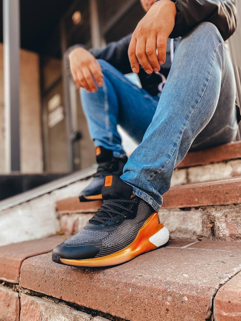 Adidas Alphabounce Black Orange White