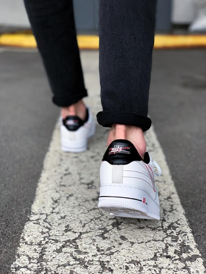 Nike Air Force 1 Script Smoosh White