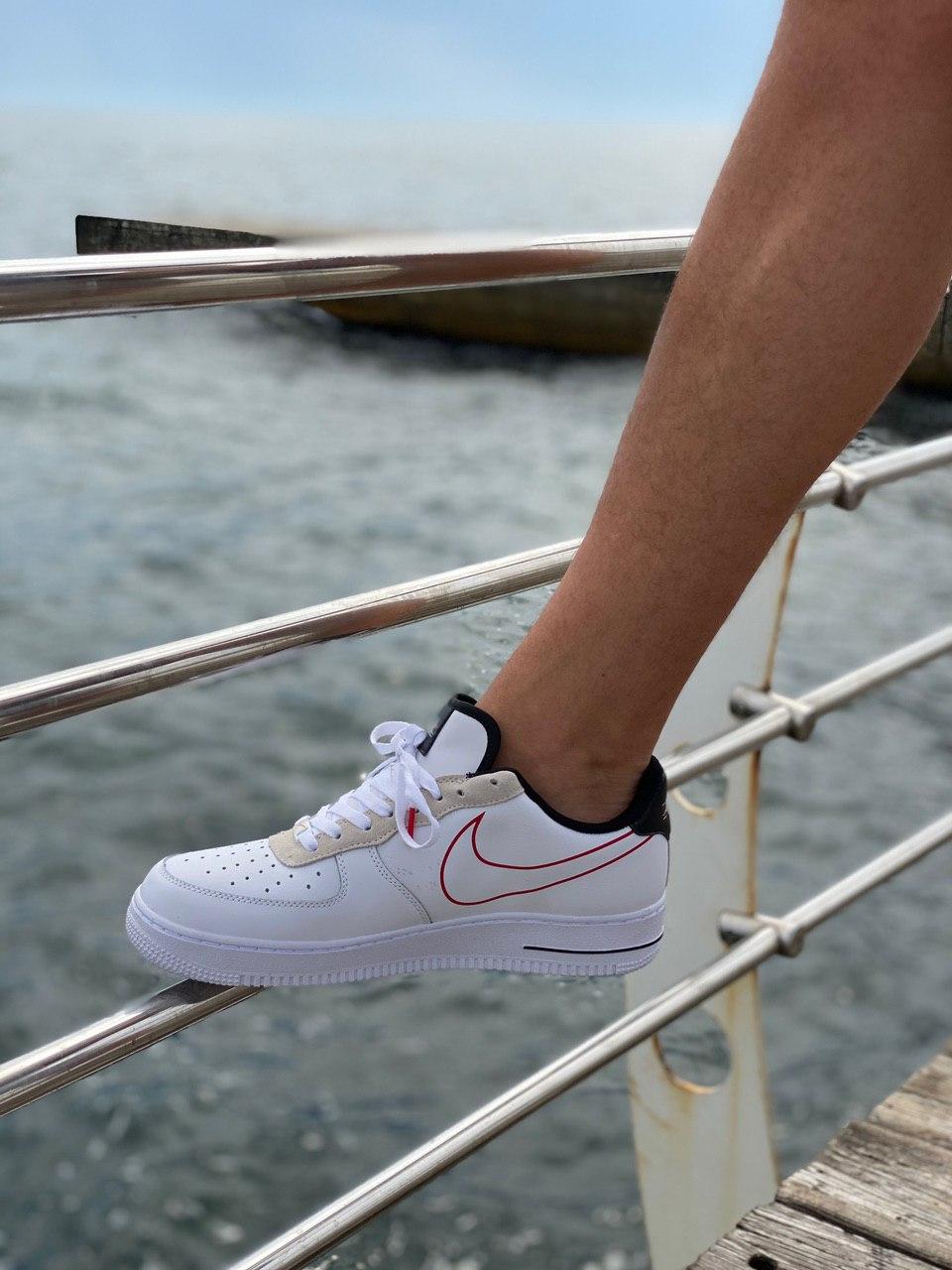 Nike Air Force 1 Script Smoosh White