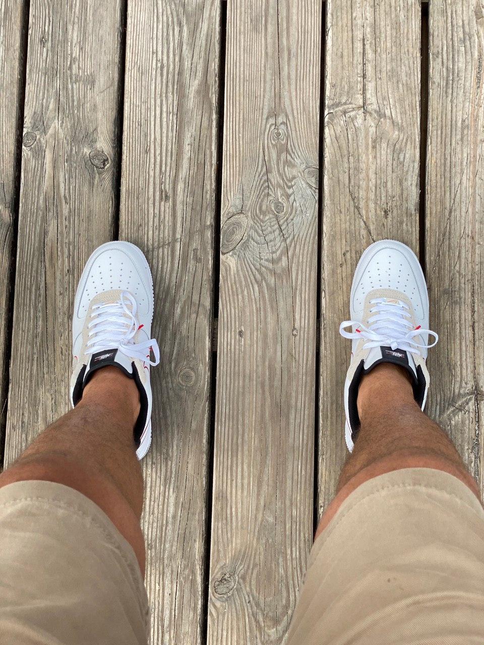 Nike Air Force 1 Script Smoosh White
