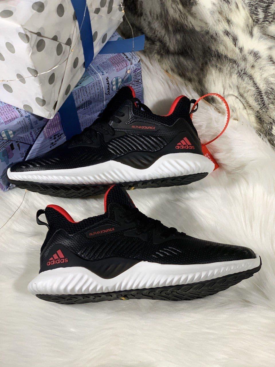 Adidas Alphabounce Black White