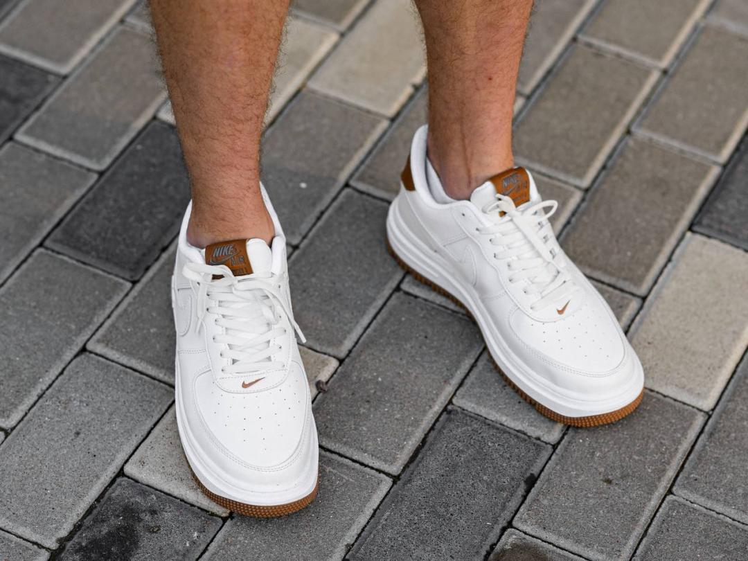 Nike Air Force 1 White Brown v2