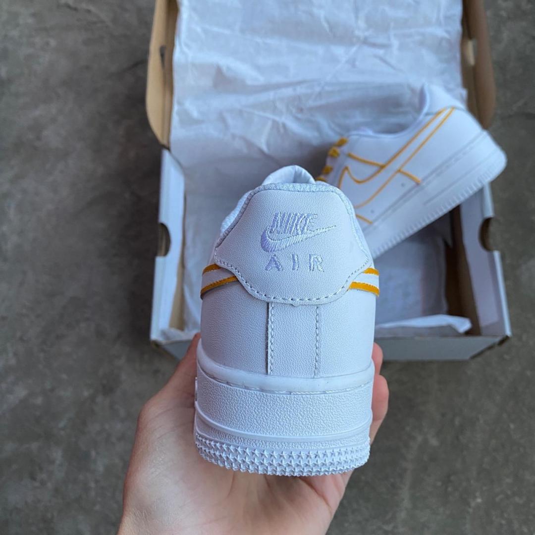 Nike Air Force 1 White Gold