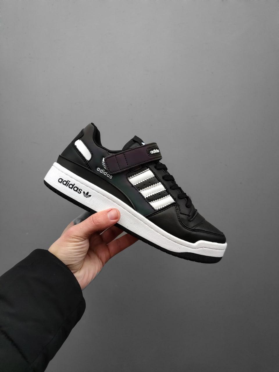 Adidas Forum Low Black White v2