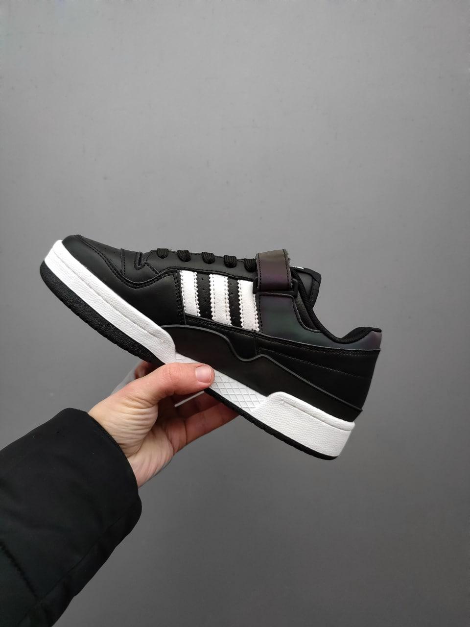 Adidas Forum Low Black White v2