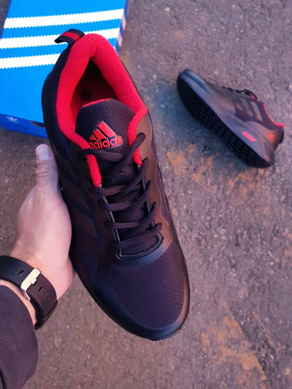 Adidas CloudFoam Black Red