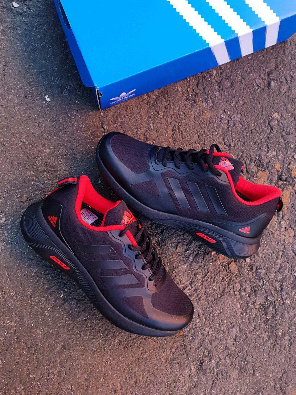 Adidas CloudFoam Black Red