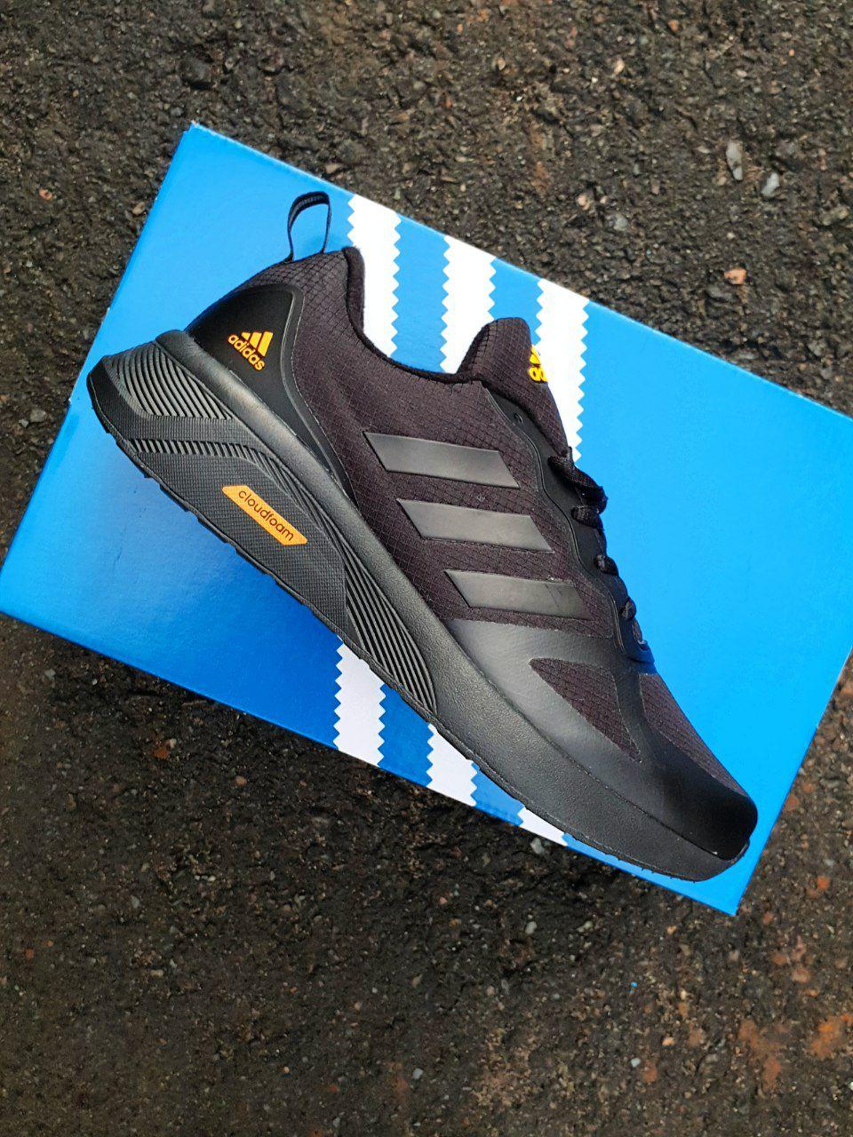 Adidas CloudFoam Black Orange