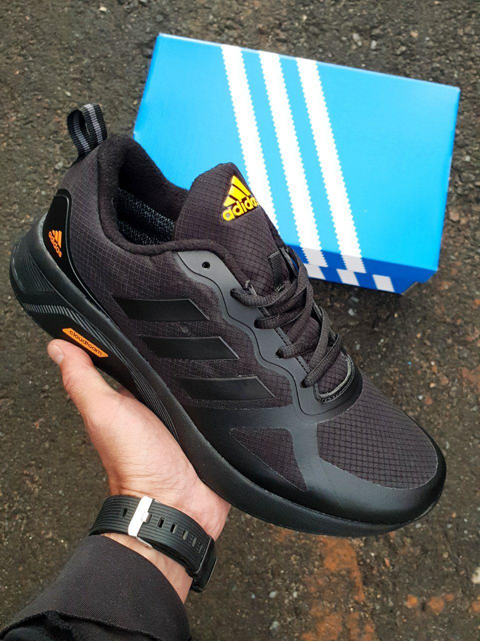 Adidas CloudFoam Black Orange