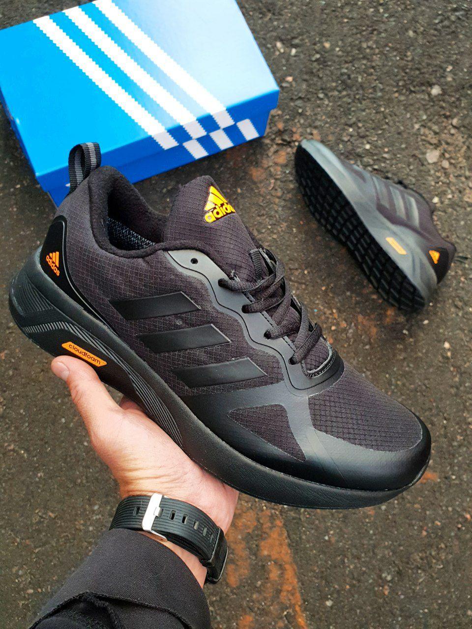 Adidas CloudFoam Black Orange
