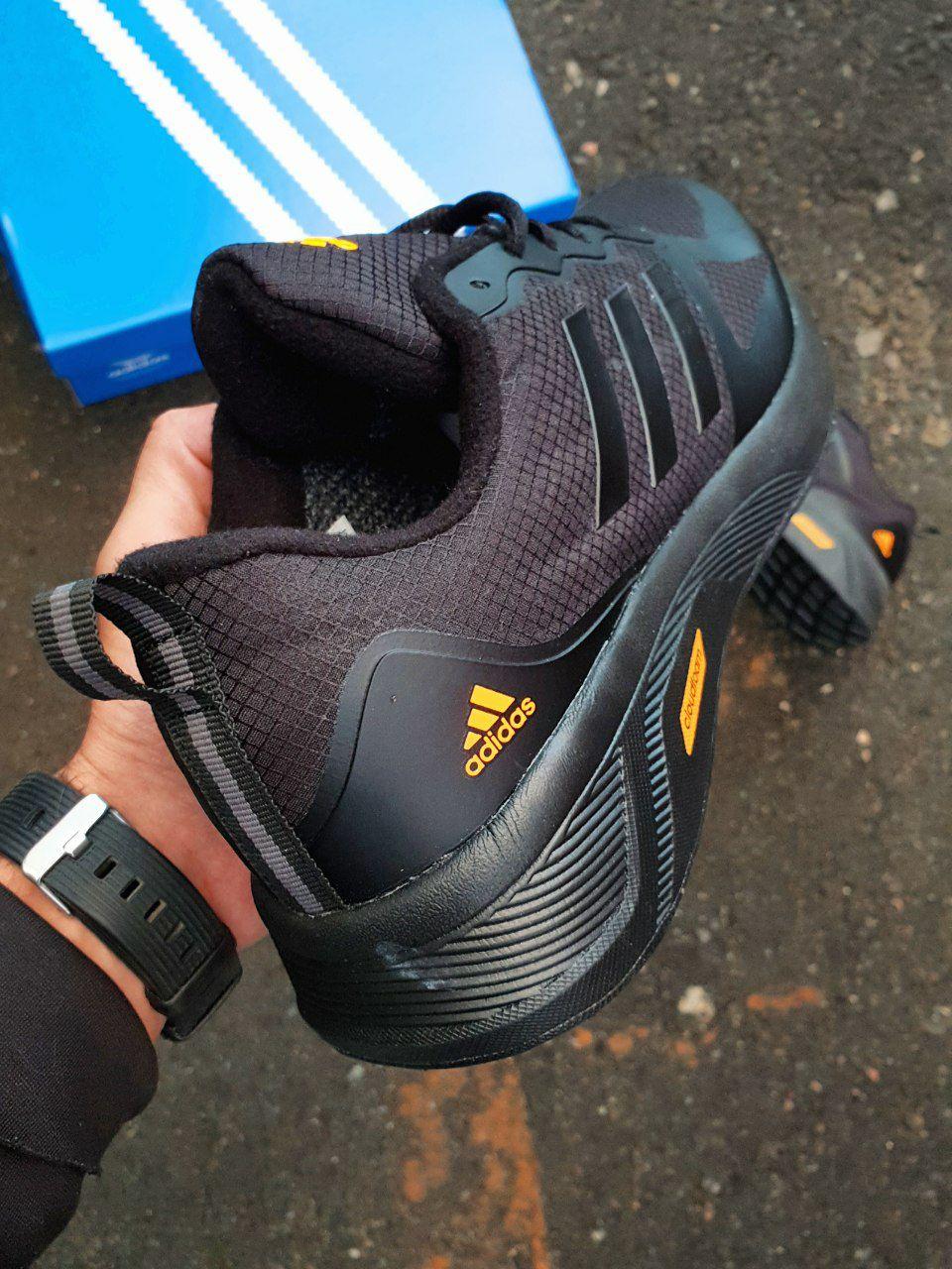 Adidas CloudFoam Black Orange